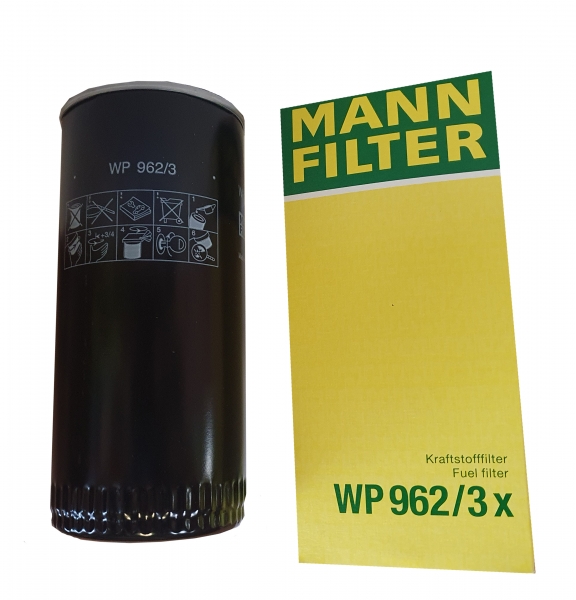 MANN Kraftstofffilter WP962/3x Case IH, Caterpillar, Fiat, John Deere